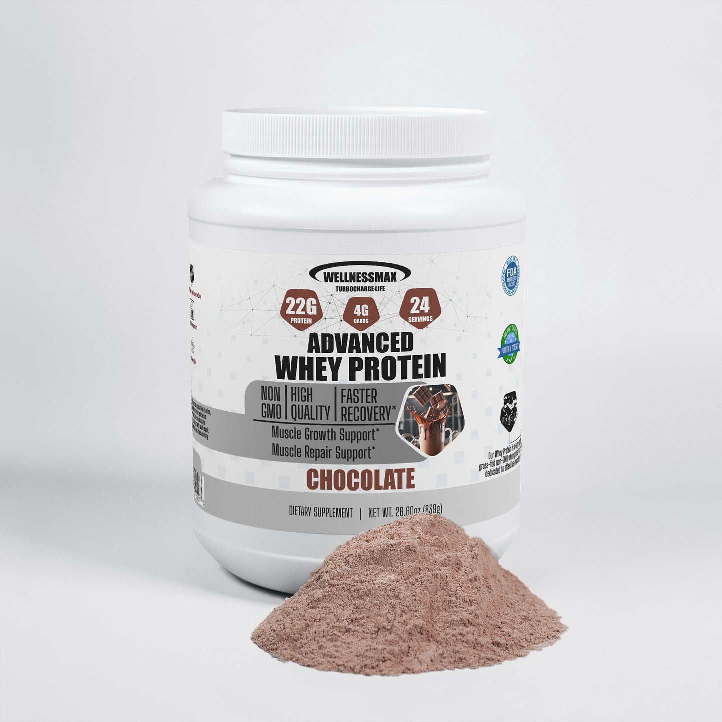 Whey Protein Powder Chocolate Flavor