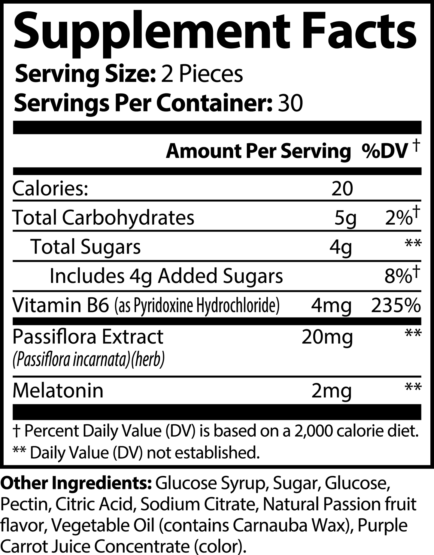 Melatonin Gummies Sleep Well Supplement
