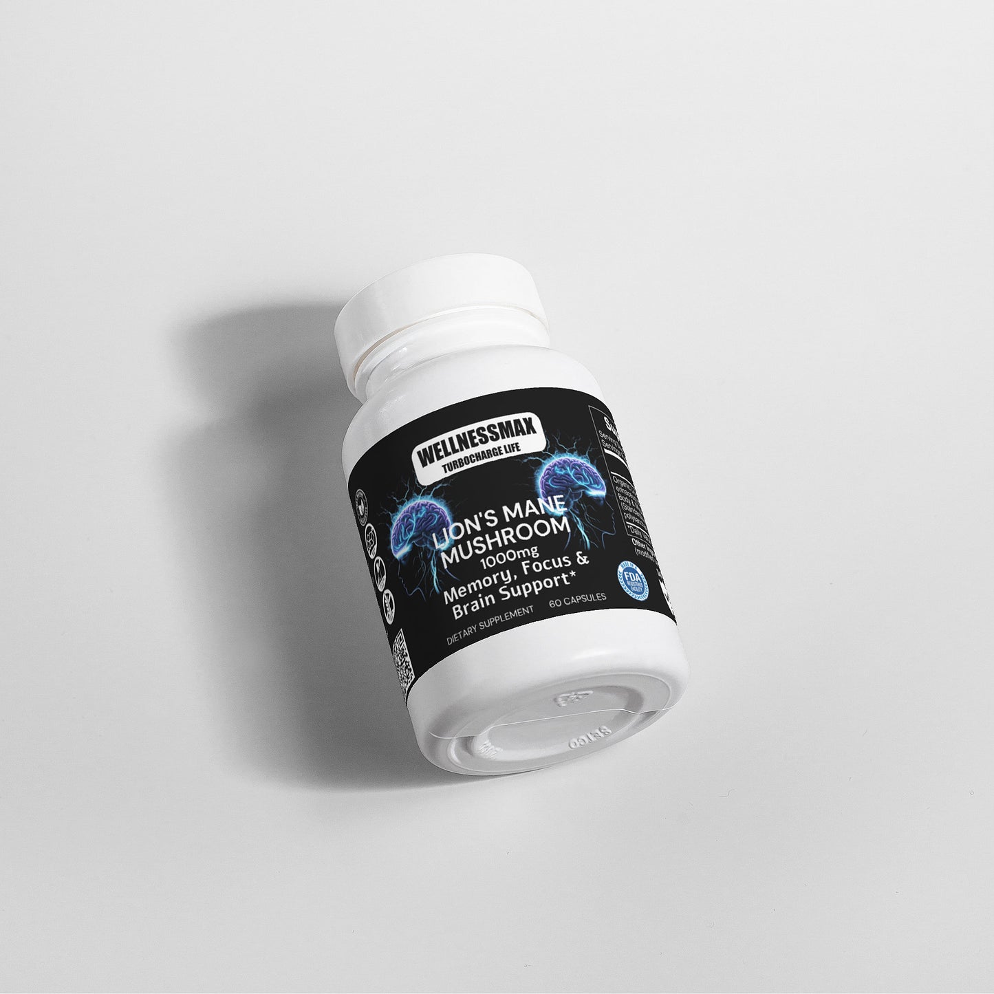 Organic Lion’s Mane Mushroom - 1000mg Per Serving