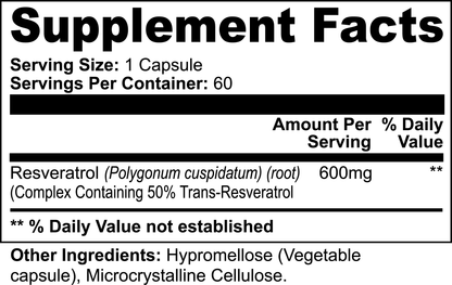 Resveratrol en capsulas