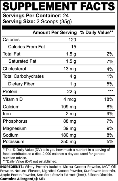 Whey Protein Powder Chocolate Flavor