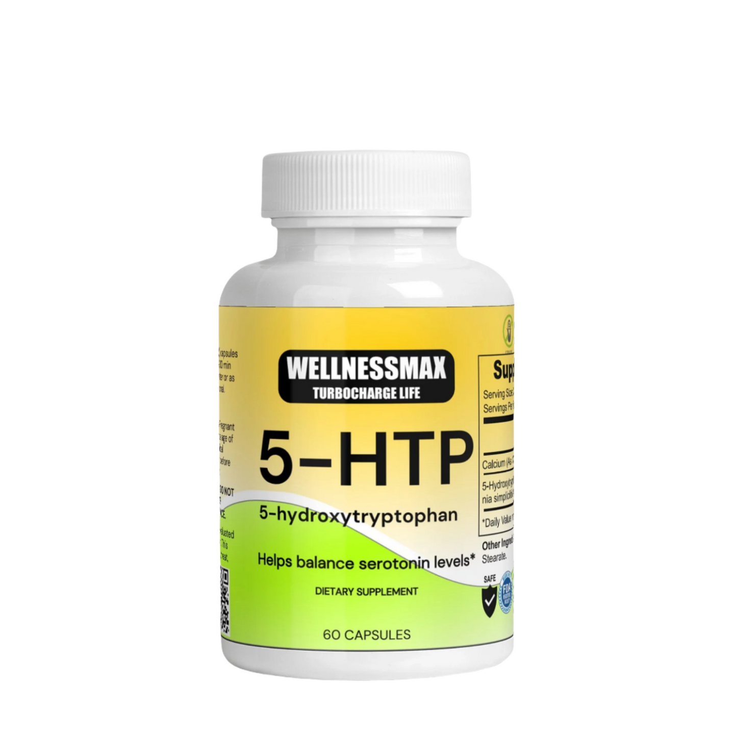 5-Hydroxytryptophan 5-HTP 200mg Plus Calcium