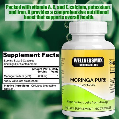 Moringa Supplement Positive effect: Energy Boost and Reduced Fatigue.