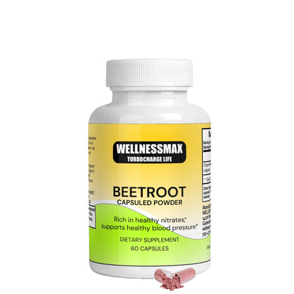 Gélules de betteraves biologiques – 1 300 mg par portion