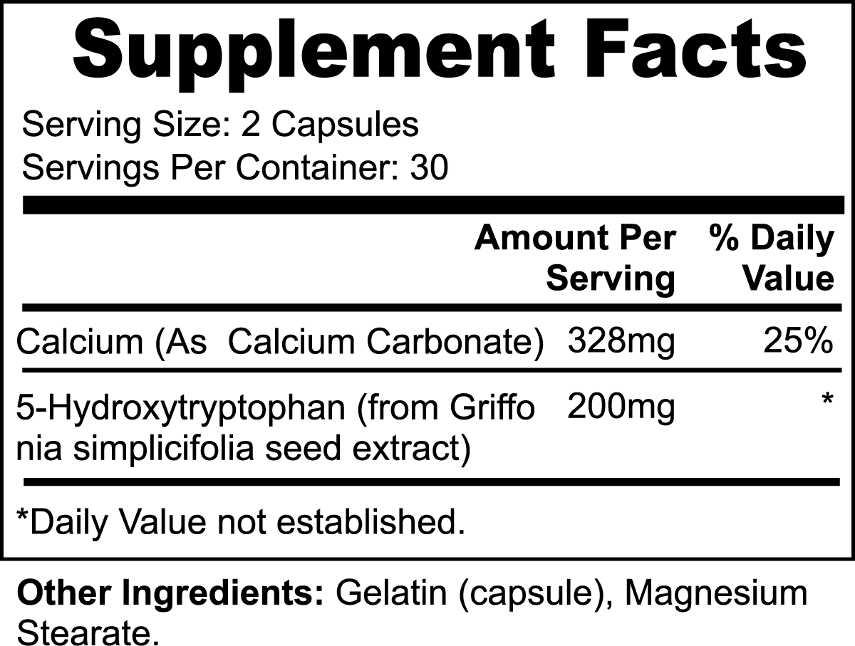 Appetite Control supplement 5-htp