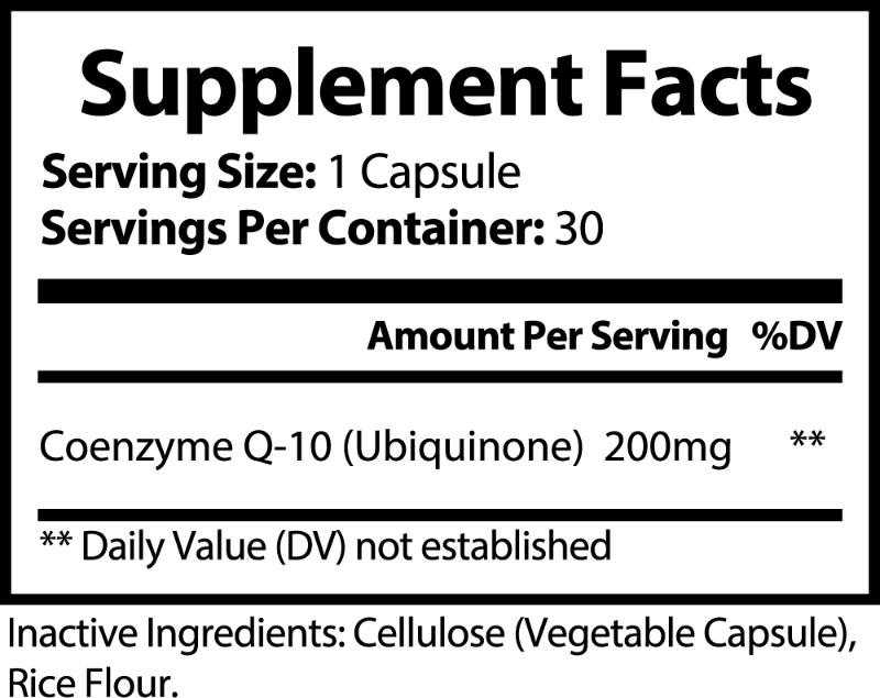 Coenzyme Q-10 Ubiquinone